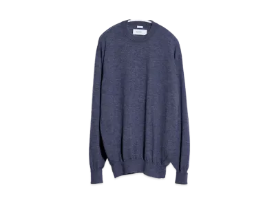 everyone A.PRESSE for everyone Cashmere High Gauge Crew Neck Sweater "Charcoal"
