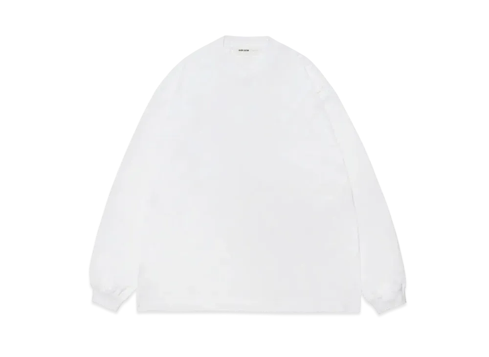 everyone Cotton Long Sleeve T-shirt "White"