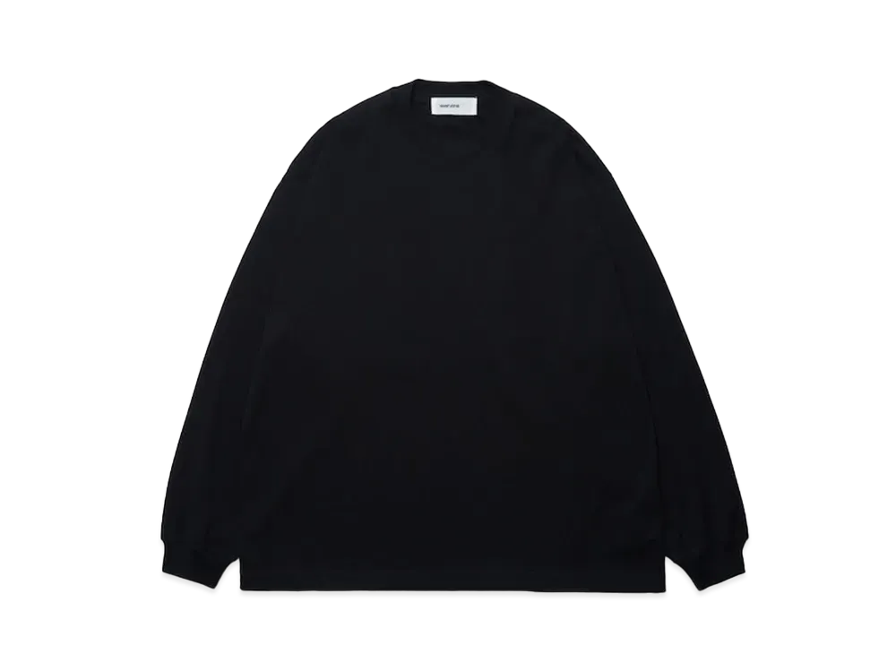 everyone Cotton Long Sleeve T-shirt "Black"