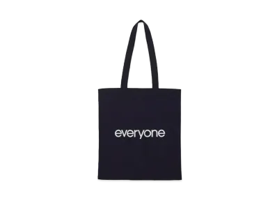 everyone Nylon Logo Tote Bag "Navy"
