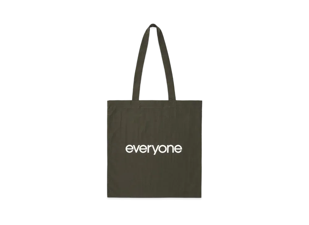 everyone Nylon Logo Tote Bag "Olive"