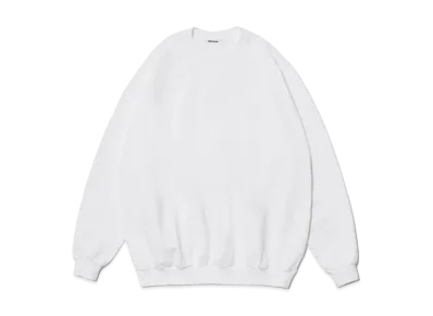 everyone Light Weight Cotton Crew Neck "White"