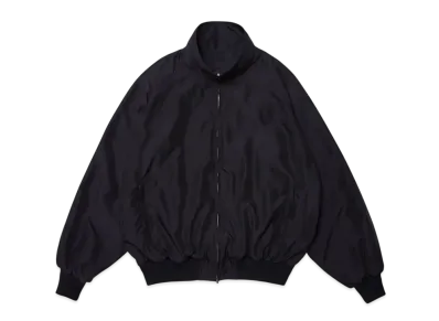 everyone Nylon Silk Track Jacket "Black"