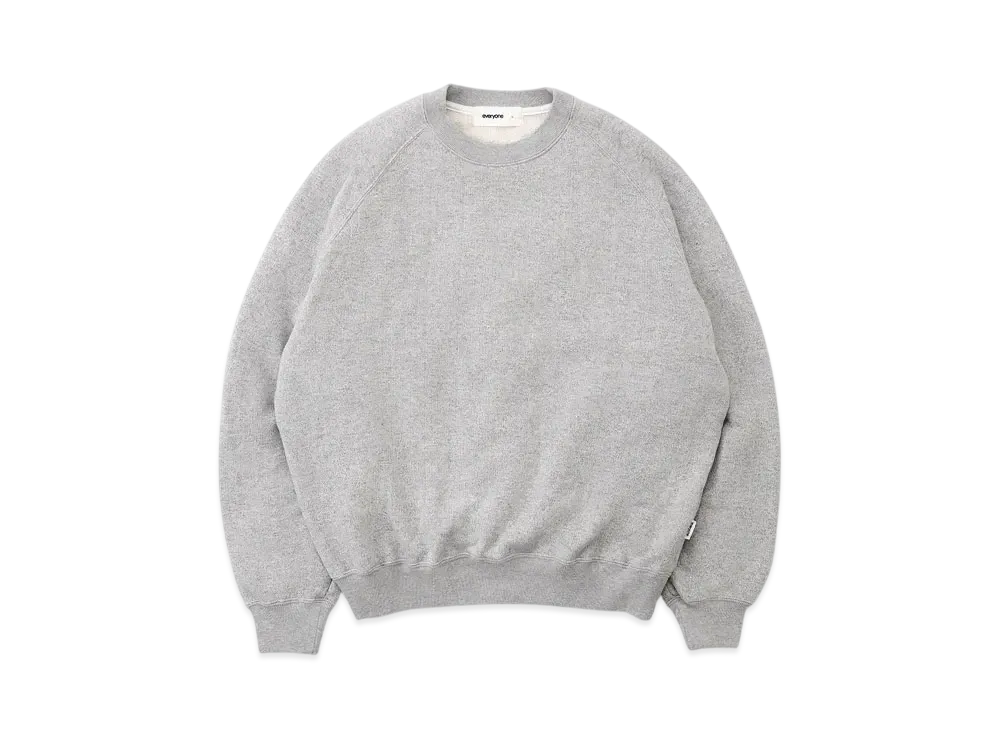 everyone Classic Crew Neck Sweat Shirt "Hether Gray"