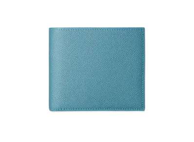 everyone x TOMO NARIAI Leather Wallet "Turquoise Gray"