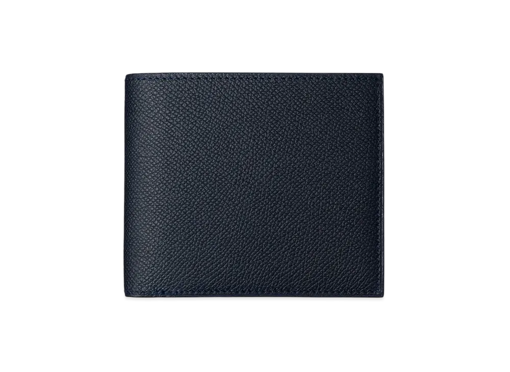 everyone x TOMO NARIAI Leather Wallet "Dark Navy"