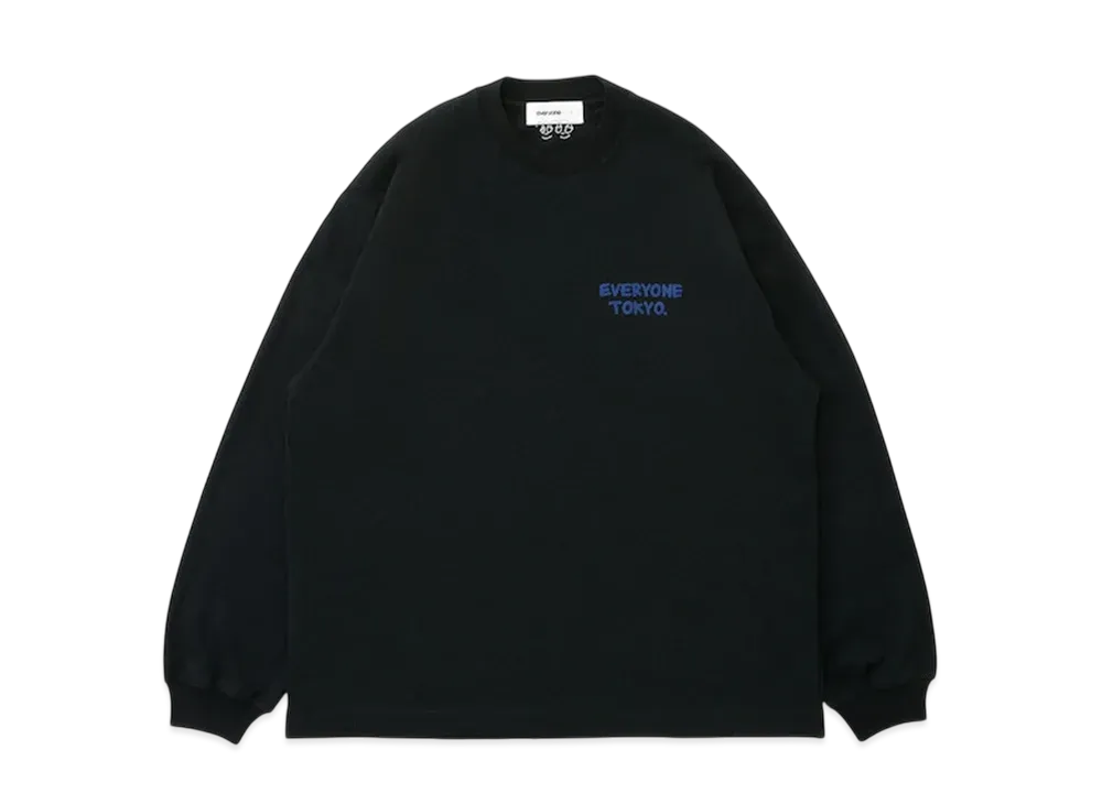 人気 everyone j.30000 長袖 everyone J.30000 Logo Long Sleeve Tee