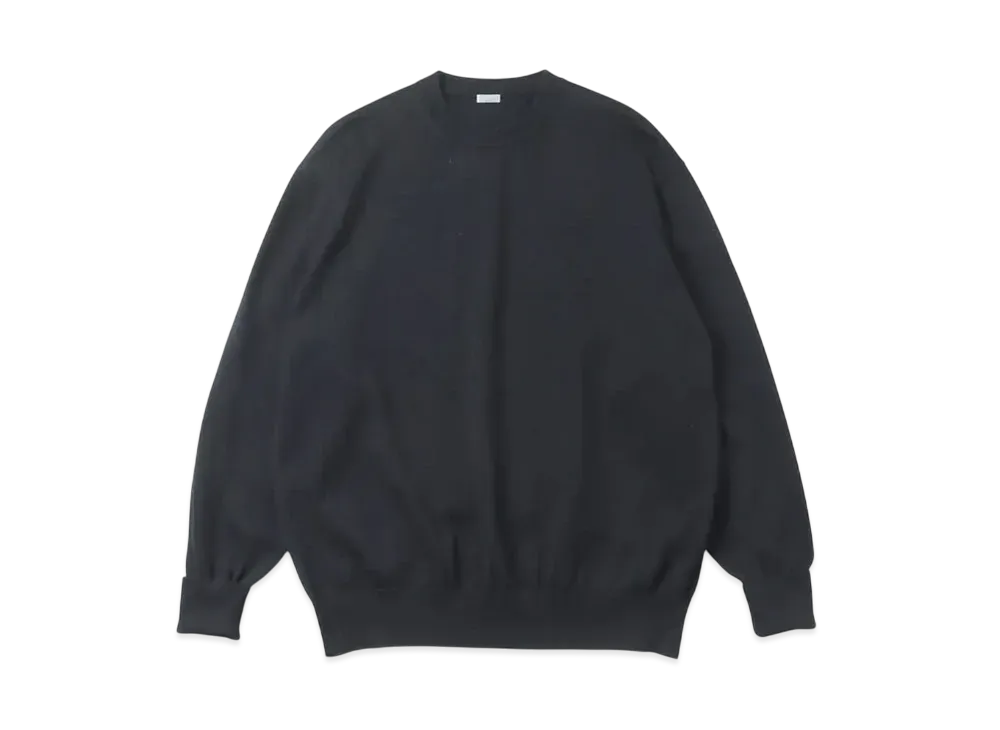 everyone Cotton knit L/S T-Shirt "Black"
