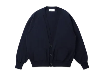 everyone High Gauge Knit Cardigan "Navy"
