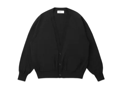 everyone High Gauge Knit Cardigan "Black"
