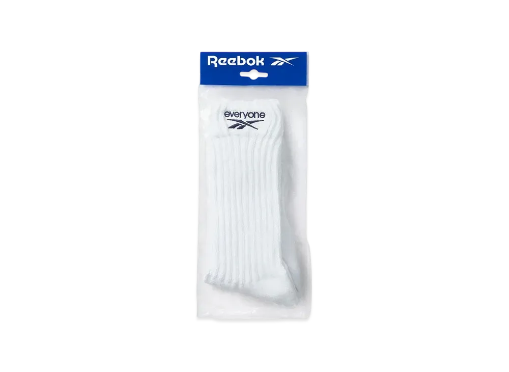 everyone x Reebok Classic Loose Socks "White/Navy"