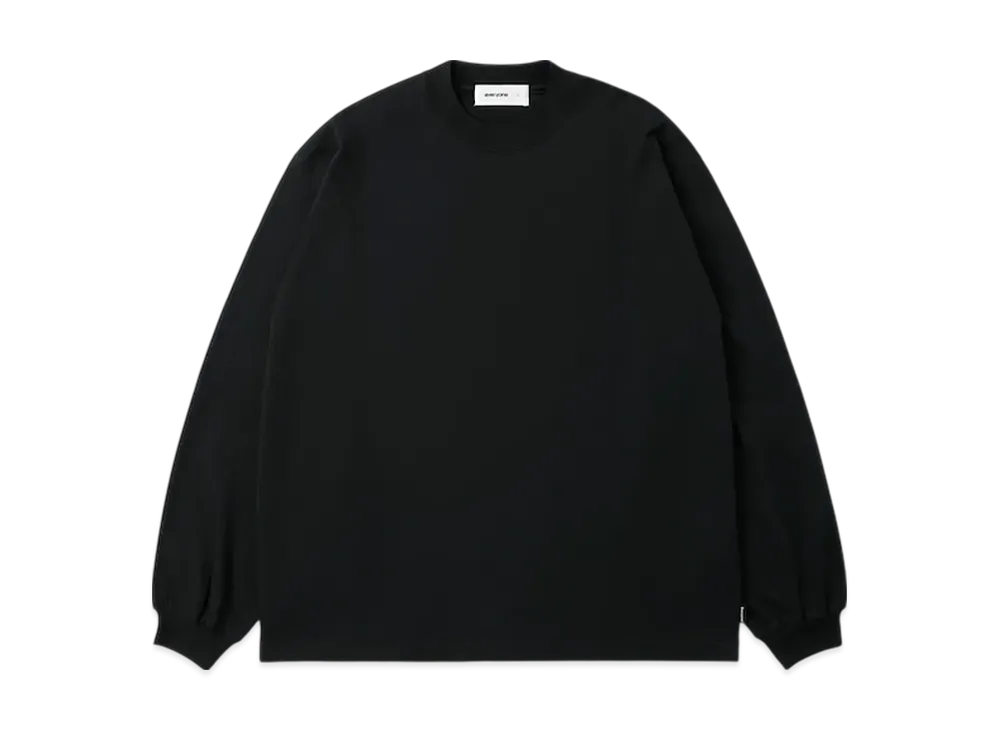 everyone High-Gauge Cotton Long Sleeve Tee Shirt "Black"