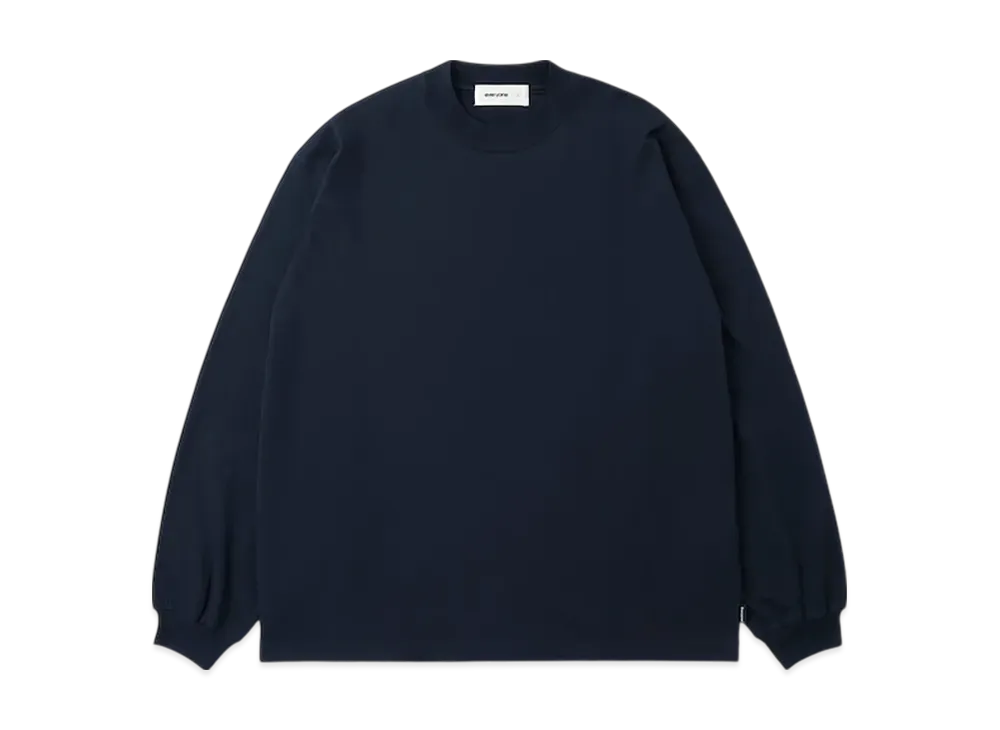 everyone High-Gauge Cotton Long Sleeve Tee Shirt "Navy"