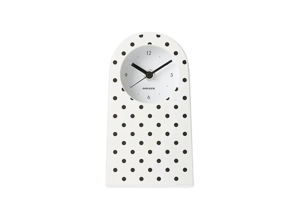 everyone On The Dot Desk Clock "White/Black"
