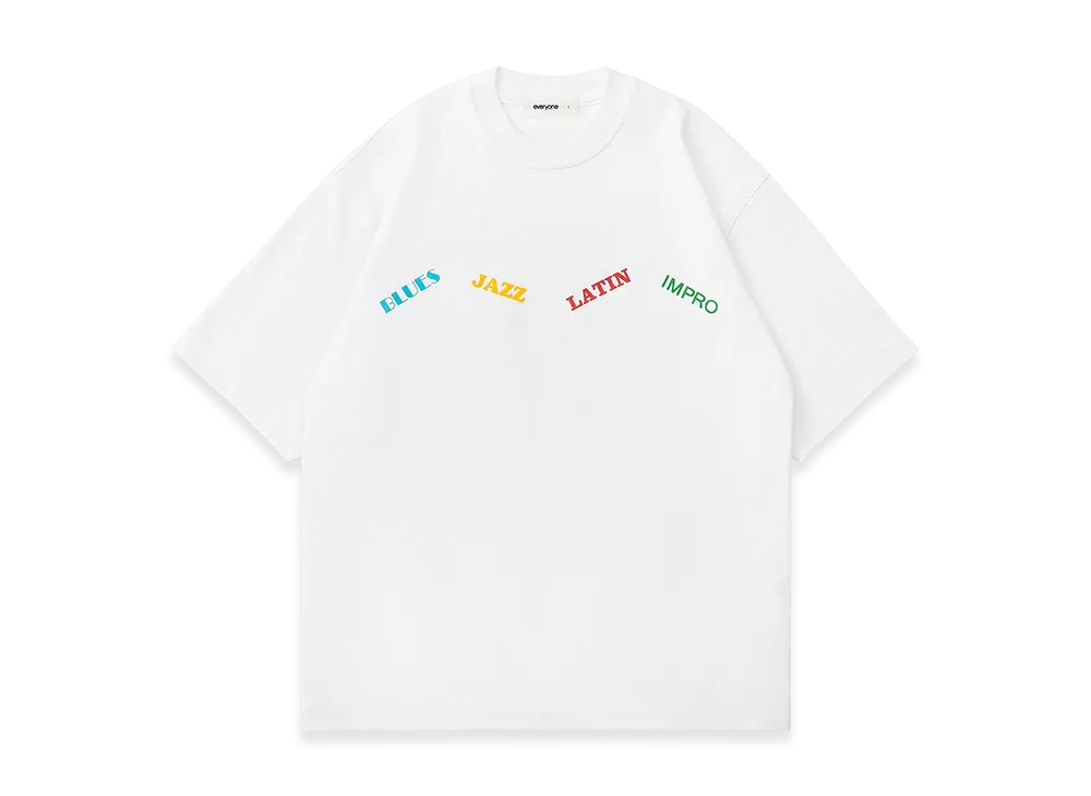 everyone Billboard Tee Shirt "White"