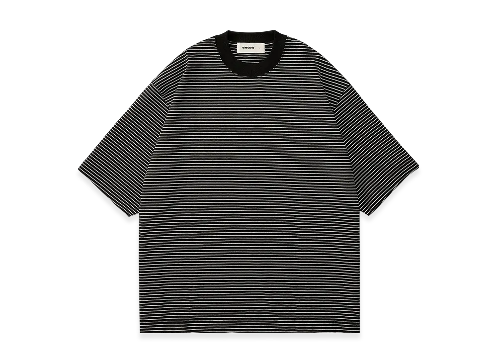 everyone Border Short Sleeve Tee Shirt "Black" EV25-CS08