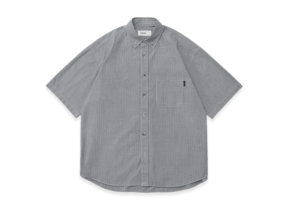 everyone Oversized B/D Check Short Sleeve Shirt 