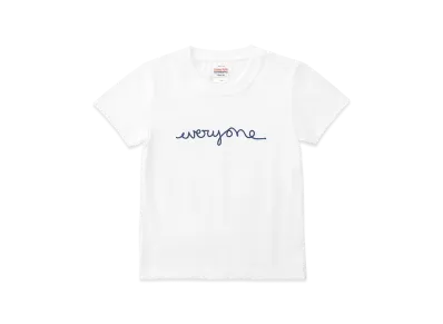 everyone Goodness J.30000 Rooftop Logo Kids Tee Shirt "White"