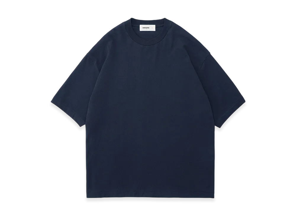 everyone American Cotton Tee Shirts "Navy"