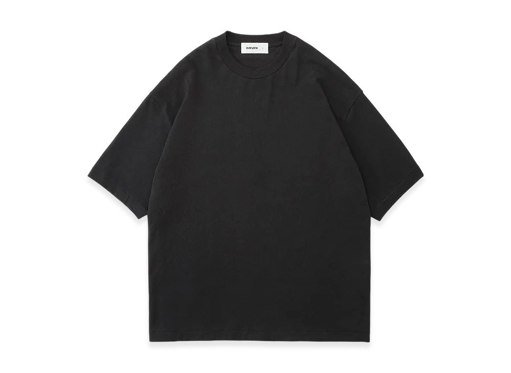 everyone American Cotton Tee Shirts "Black"
