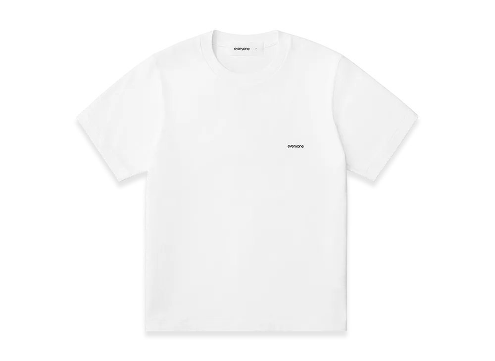 everyone Original Logo American Cotton Tee Petit "White"