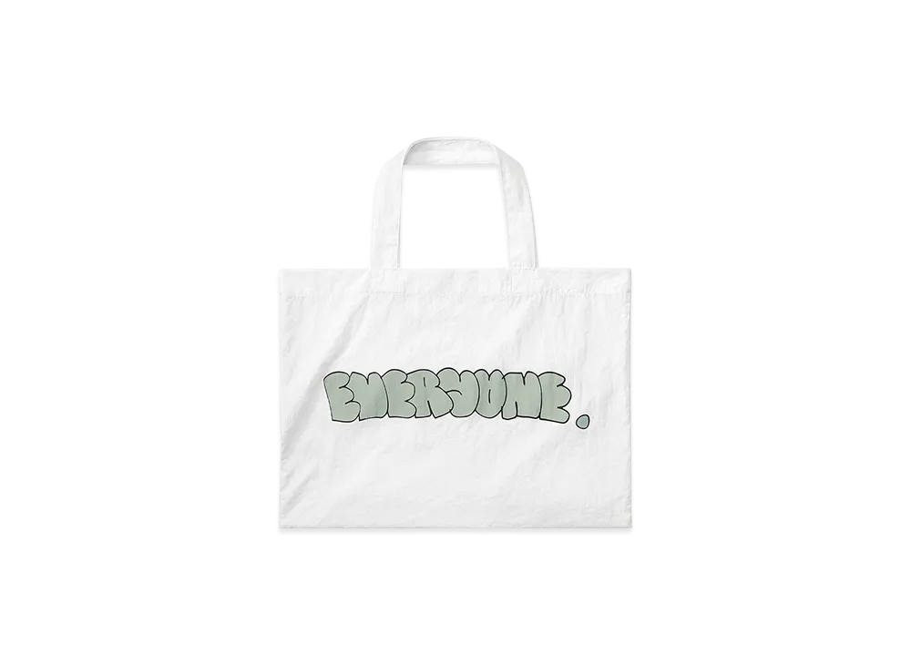 everyone j.30000 2025 Throwie Nylon Tote "White"