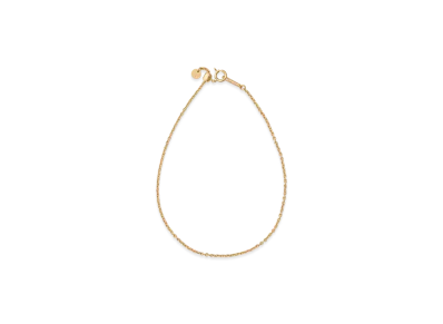 everyone 18K Gold Simple Bracelet 19.0cm "Gold"