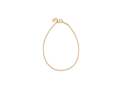 everyone 18K Gold Simple Bracelet 16.0cm "Gold"