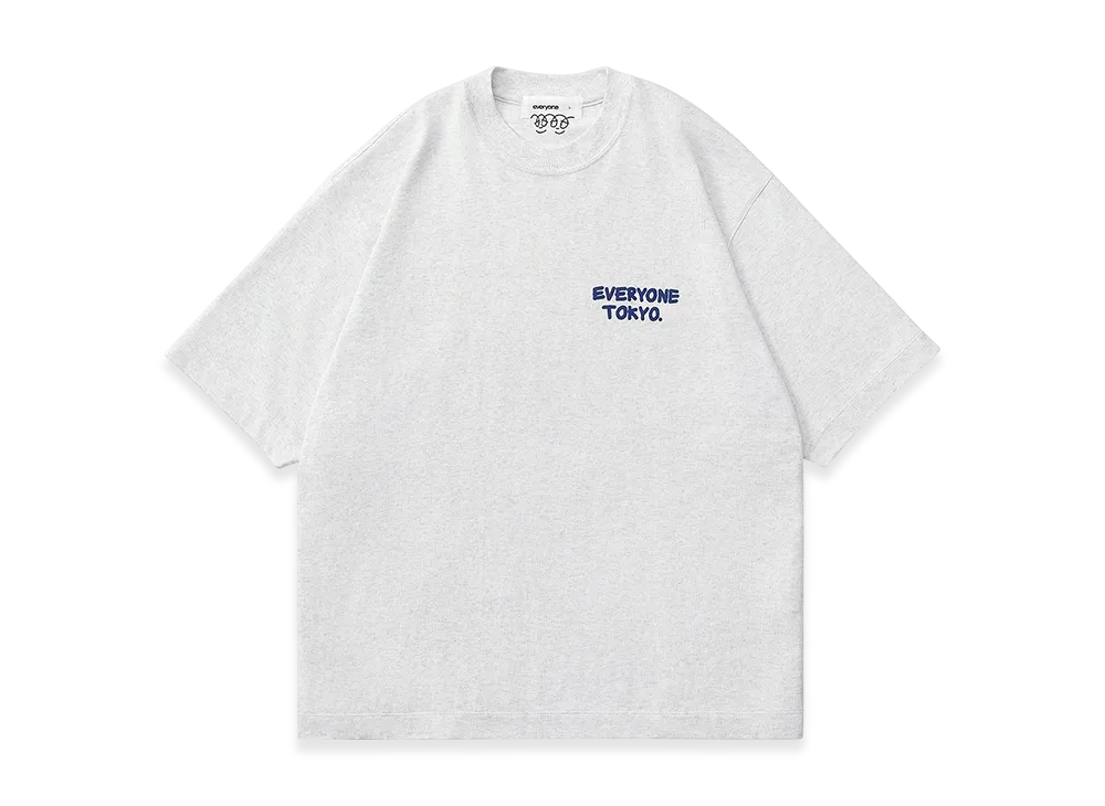 everyone j.30000 sketchy logo s/s tee everyone j.30000
