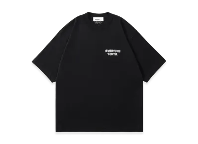 everyone j.30000 Logo Short Sleeve Tee Shirt "Black"