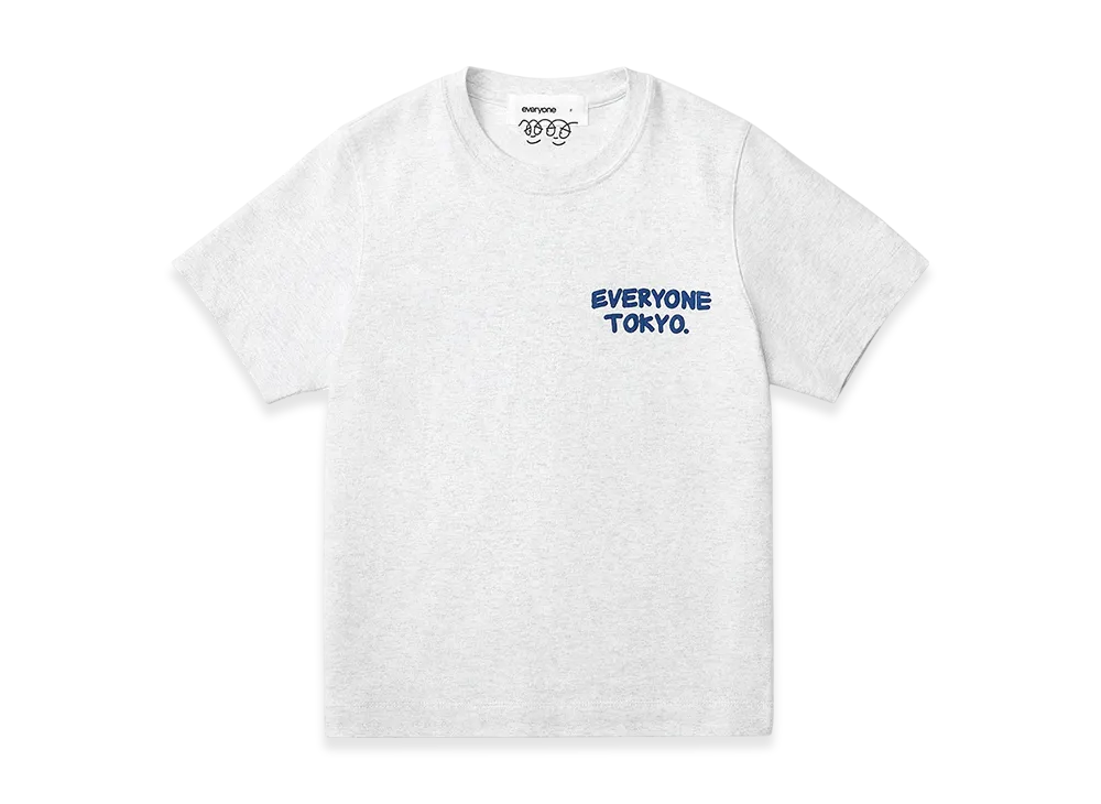 everyone Woman's j.30000 Logo Short Sleeve Tee Shirt "Ash"