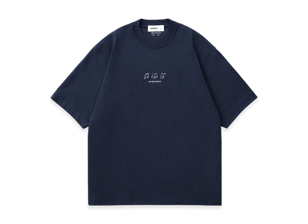 トップス everyone j.30000 buddies tee shirt NAVY everyone j.30000 Buddies Short Sleeve Tee Shirt 