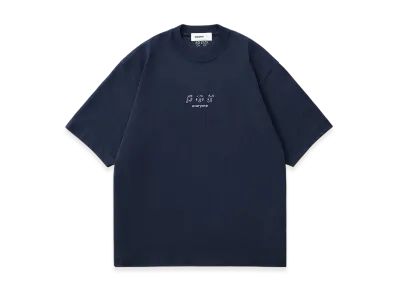 everyone j.30000 Buddies Short Sleeve Tee Shirt "Navy"