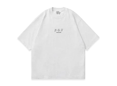 everyone j.30000 Buddies Short Sleeve Tee Shirt "Ash"