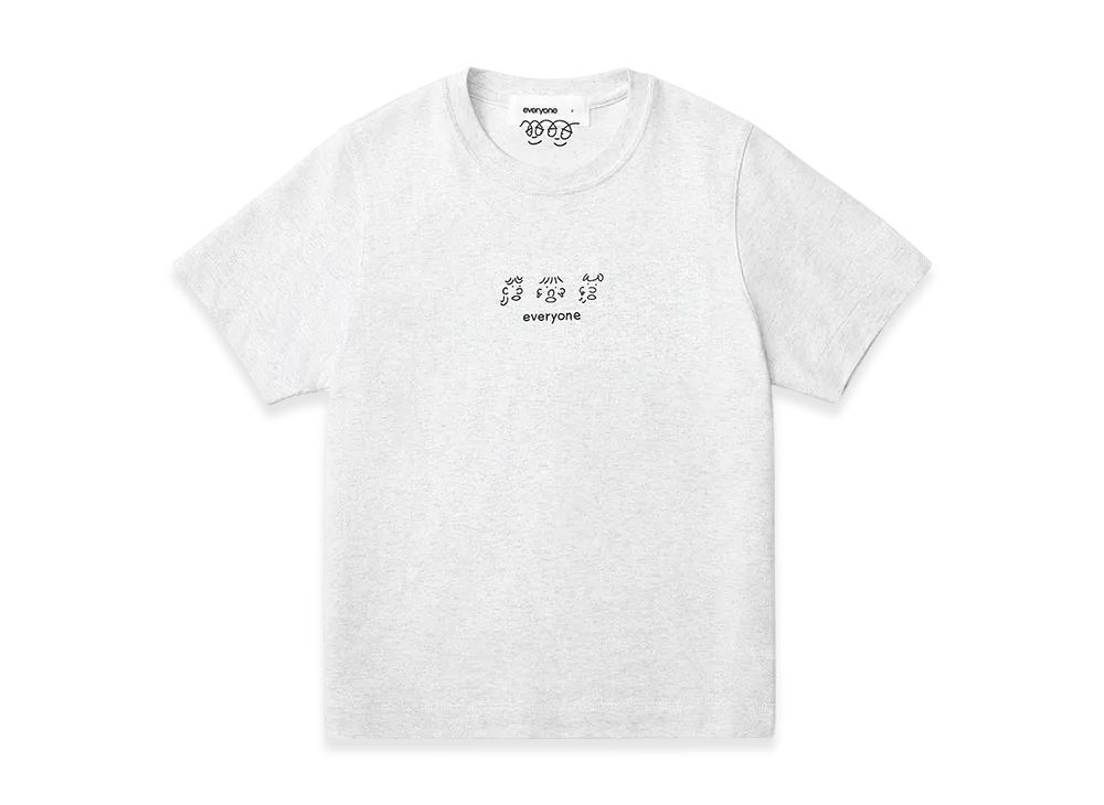トップス everyone j.30000 buddies tee shirt (ASH) everyone j.30000 buddies tee shirt ASH