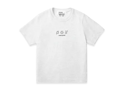 everyone Woman's j.30000 Buddies Short Sleeve Tee Shirt "Ash"
