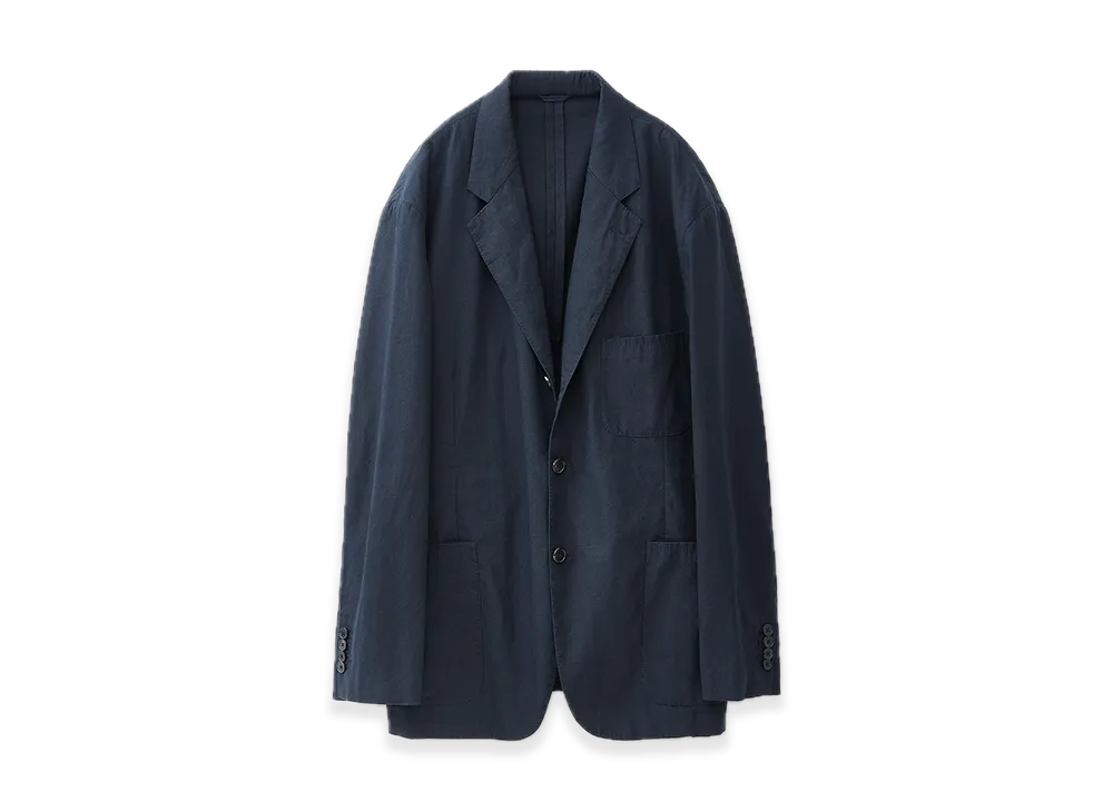 everyone x A.PRESSE Hemp Cotton Jacket "Navy"
