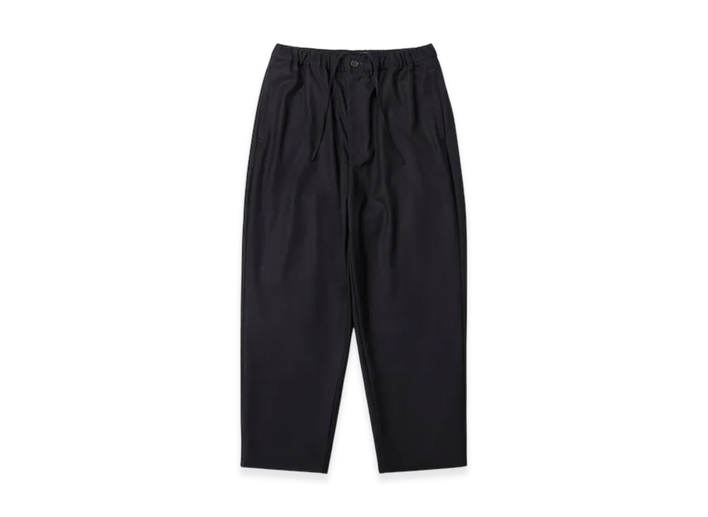 everyone Wool Flannel Easy Slacks "Black"