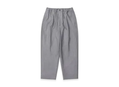 everyone Wool Flannel Easy Slacks "Gray"