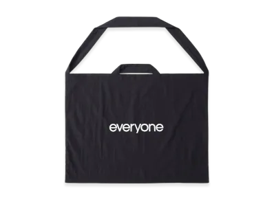everyone Nylon Big Shoulder Bag "Black"