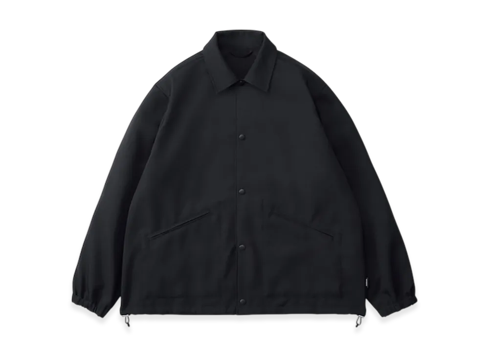 everyone Polyester Twill Coach Jacket "Black"