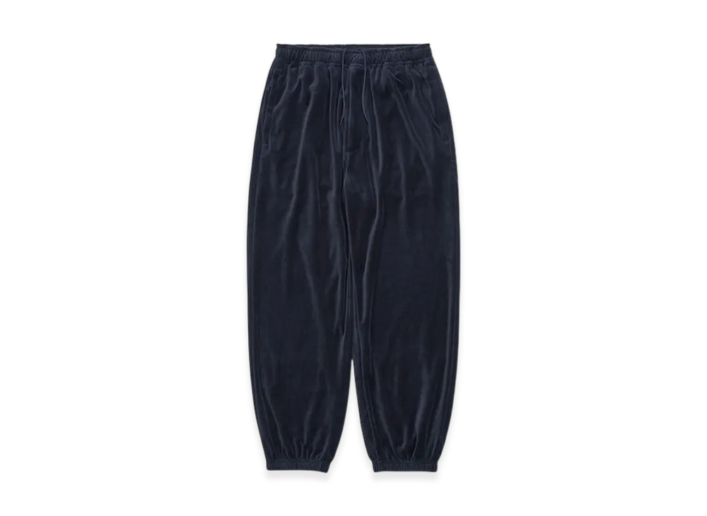 everyone Cotton Velours Track Pants "Navy"