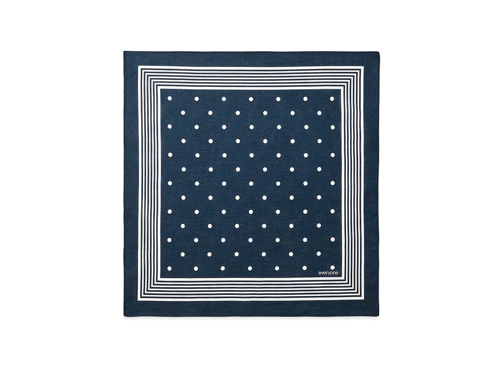 everyone Polka Dot Bandana "Navy"