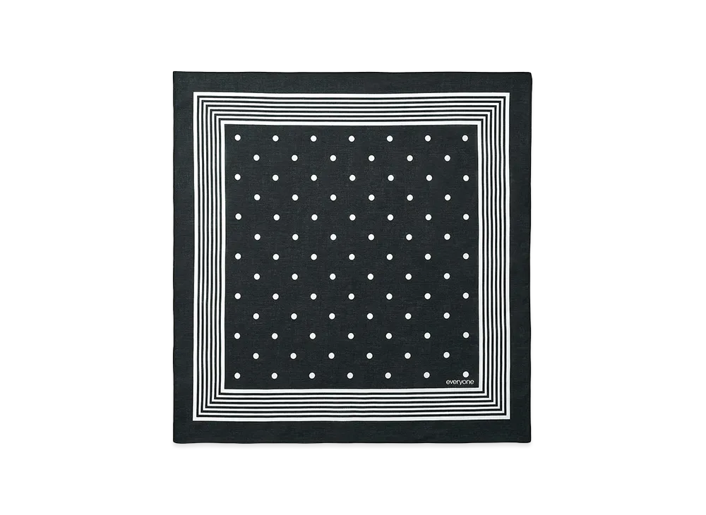 everyone Polka Dot Bandana "Black"