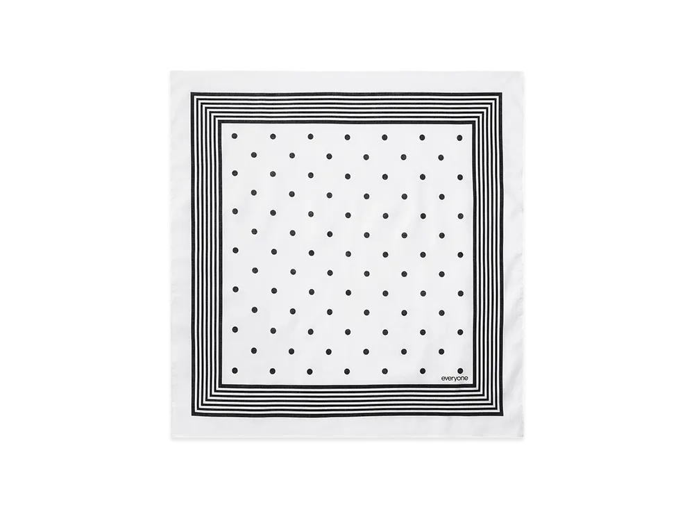 everyone Polka Dot Bandana "White"
