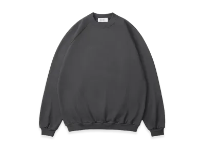 everyone Luxury Cotton Crew Neck Sweatshirt "Charcoal"