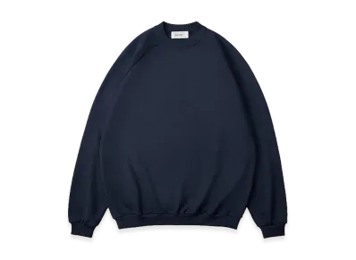 everyone Luxury Cotton Crew Neck Sweatshirt "Navy"