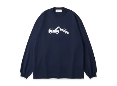everyone Wrecker Long Sleeve Tee Shirt "Navy"