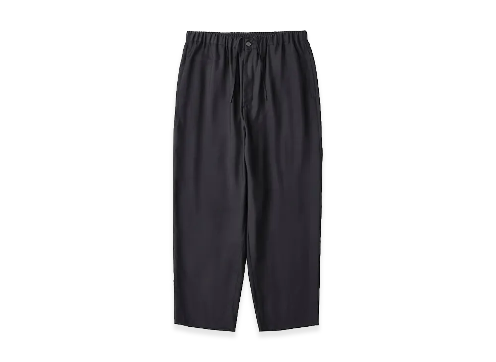 everyone Nylon Silk Twill Easy Slacks "Black"