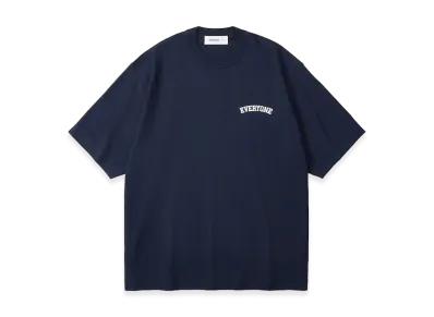 everyone Collegiate Logo Tee Shirt "Navy/White"